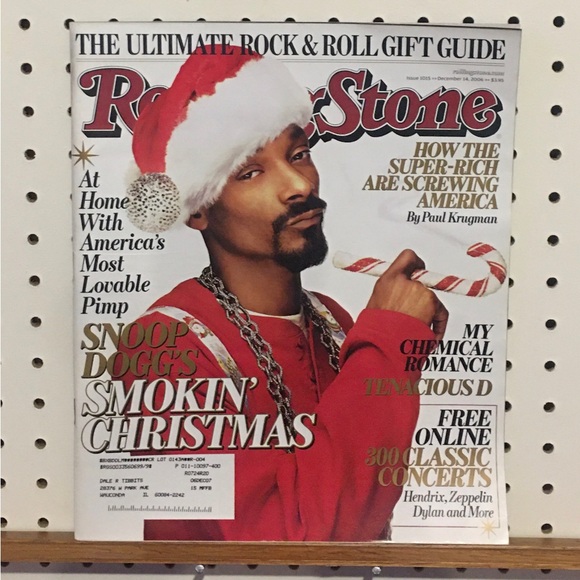 Rolling Stone Snoop Dogg Cover Issue - December 2006 - Picture 1 of 2